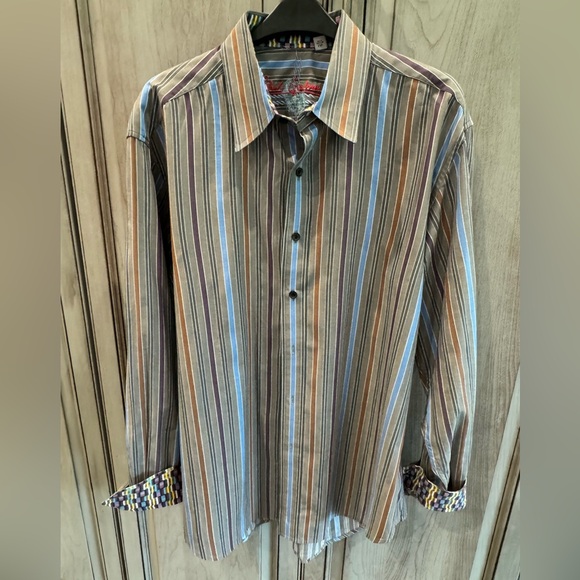 Robert Graham Men’s Long Sleeve Size L - Picture 1 of 5